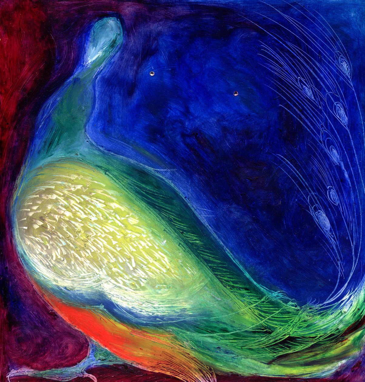 Starlight, 2012, (olej i diament na karcie) autorstwa Nancy Moniz Charalambous
