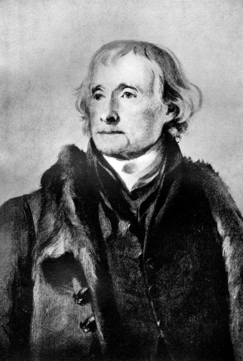 Thomas Jefferson, trzeci prezydent Stanów Zjednoczonych, 1933. autorstwa Nancy Clifton M. Randolph