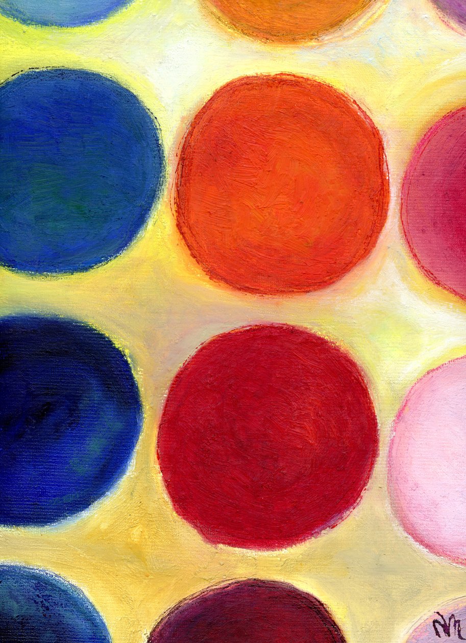 Wesołe kropki 5, 2014, autorstwa Nancy Moniz Charalambous