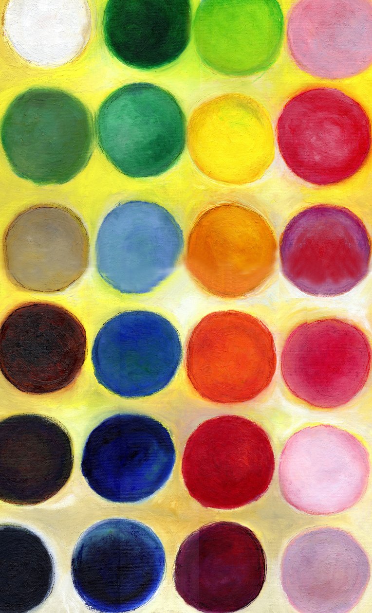 Harmonijne szczęśliwe kropki, 2014 autorstwa Nancy Moniz Charalambous