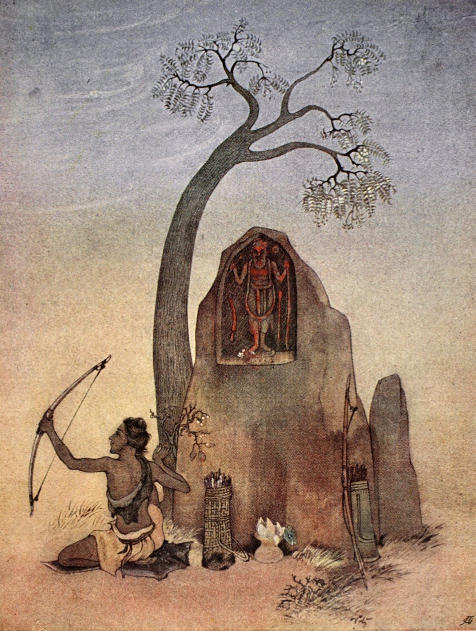 Eklawia, 1913. autorstwa Nandalal Bose