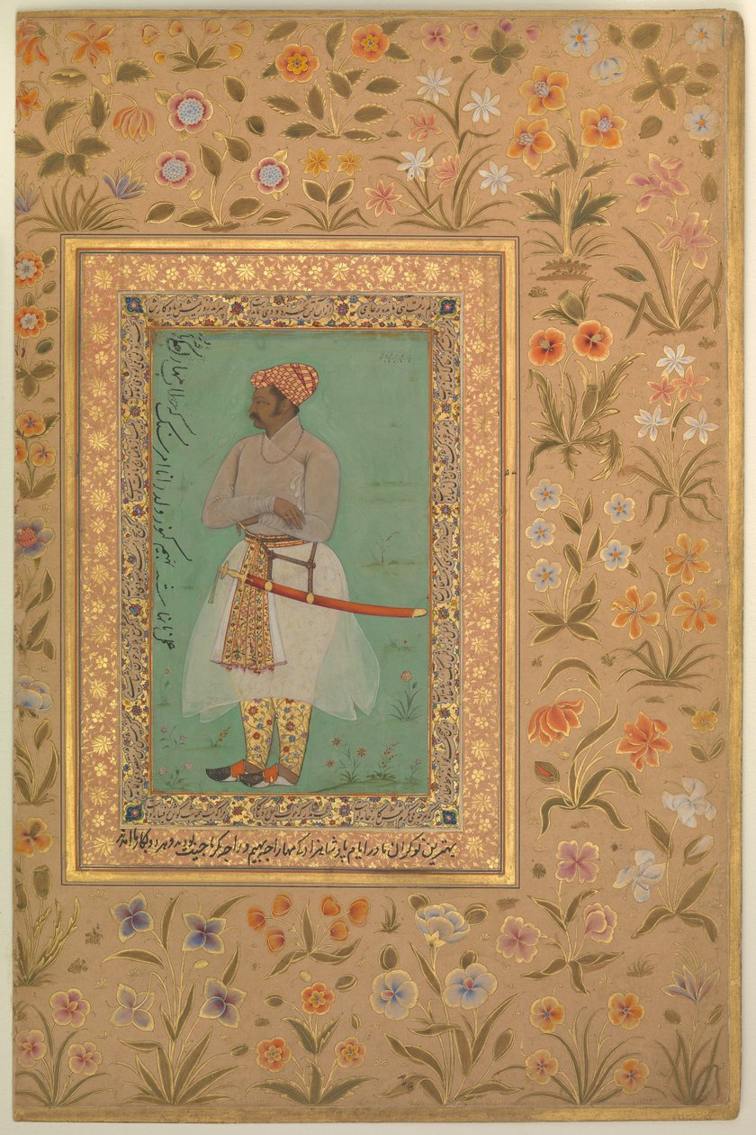 Portret Maharadży Bhim Kanwar autorstwa Nanha