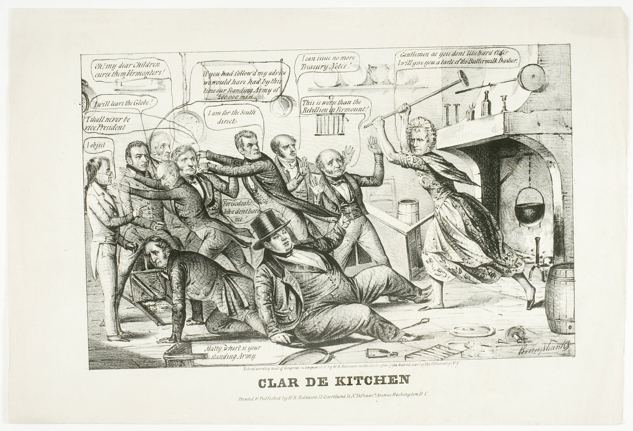 Clar de Kitchen, 1840 autorstwa Napoleon Sarony