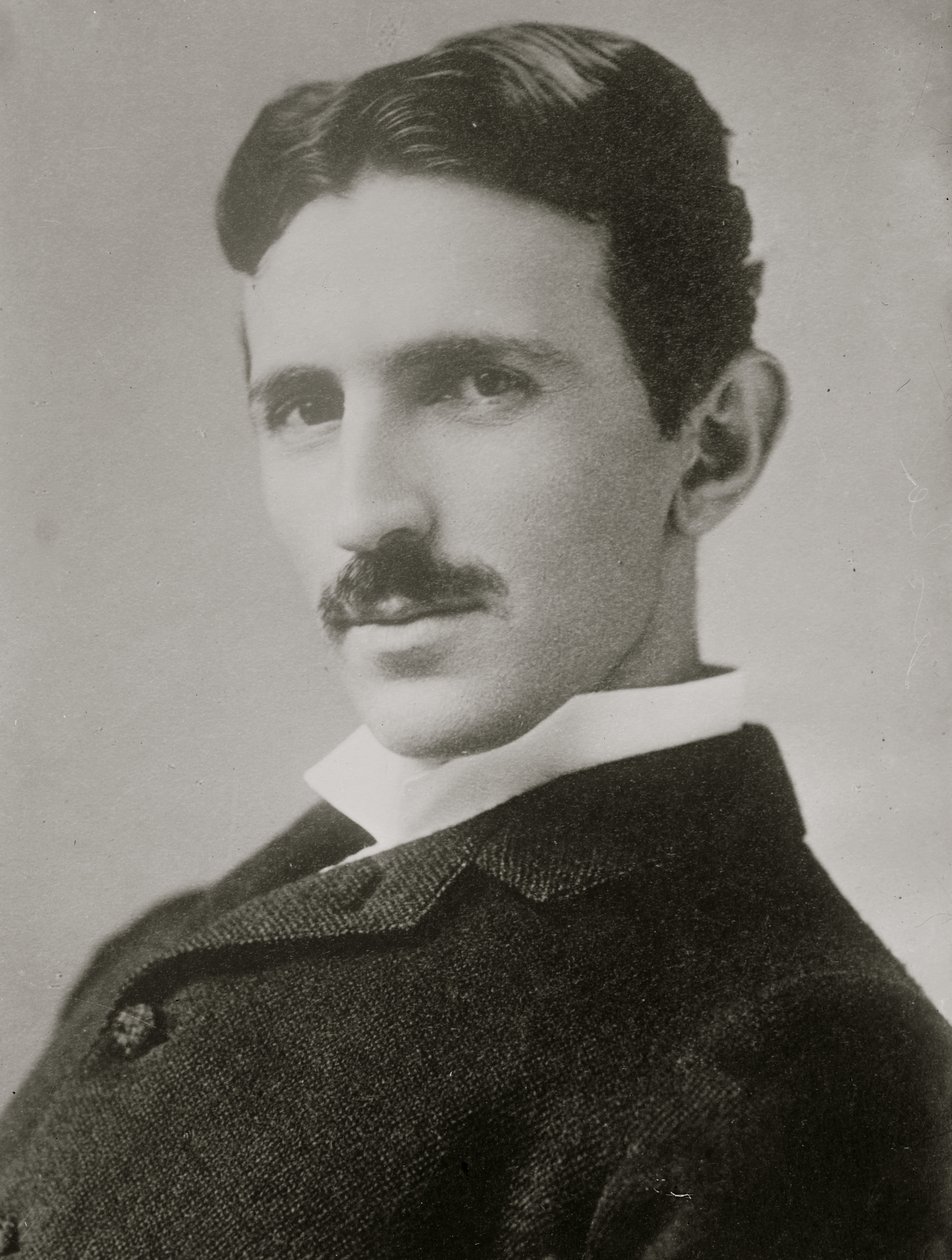 Nikola Tesla autorstwa Napoleon Sarony