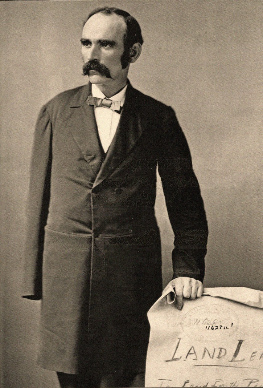 Portret Michaela Davitta, Nowy Jork. ok. 1882 r autorstwa Napoleon Sarony