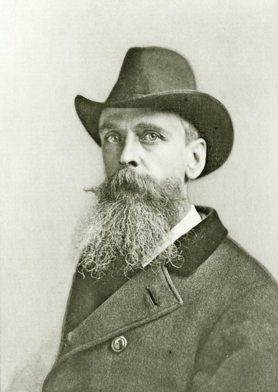 Portret Thomasa Morana, ok. 1890 (zdjęcie czarno-białe) autorstwa Napoleon Sarony