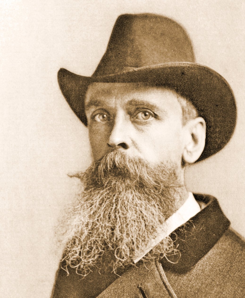 Portret Thomasa Morana, ok. 1890 (zdjęcie czarno-białe) autorstwa Napoleon Sarony