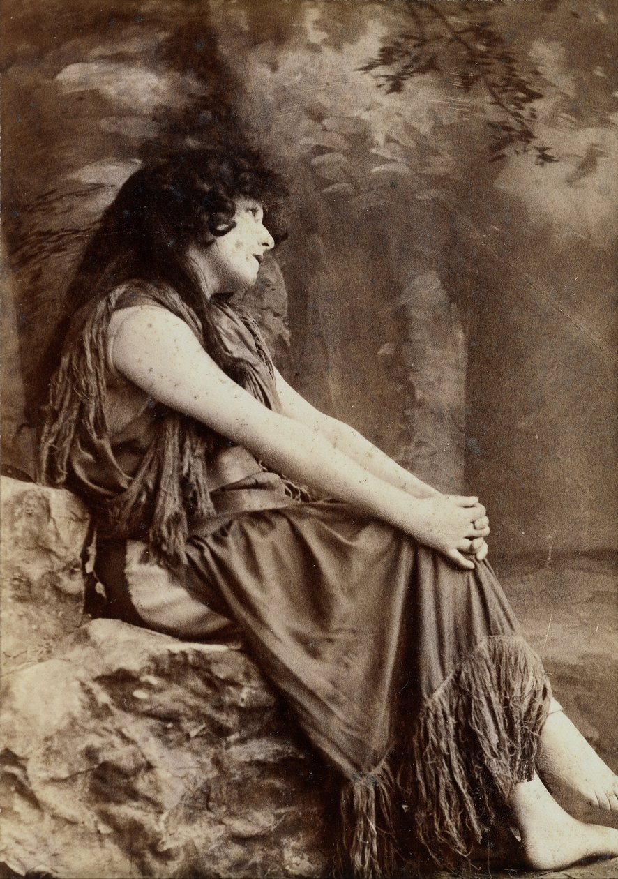 Sarah Bernhardt w nowojorskiej produkcji autorstwa Napoleon Sarony