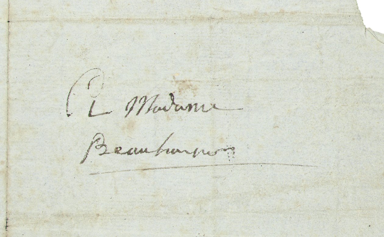 List do Josephine de Beauharnais autorstwa Napoleon Bonaparte