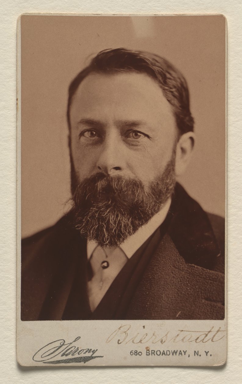 Albert Bierstadt autorstwa Napoleon Sarony