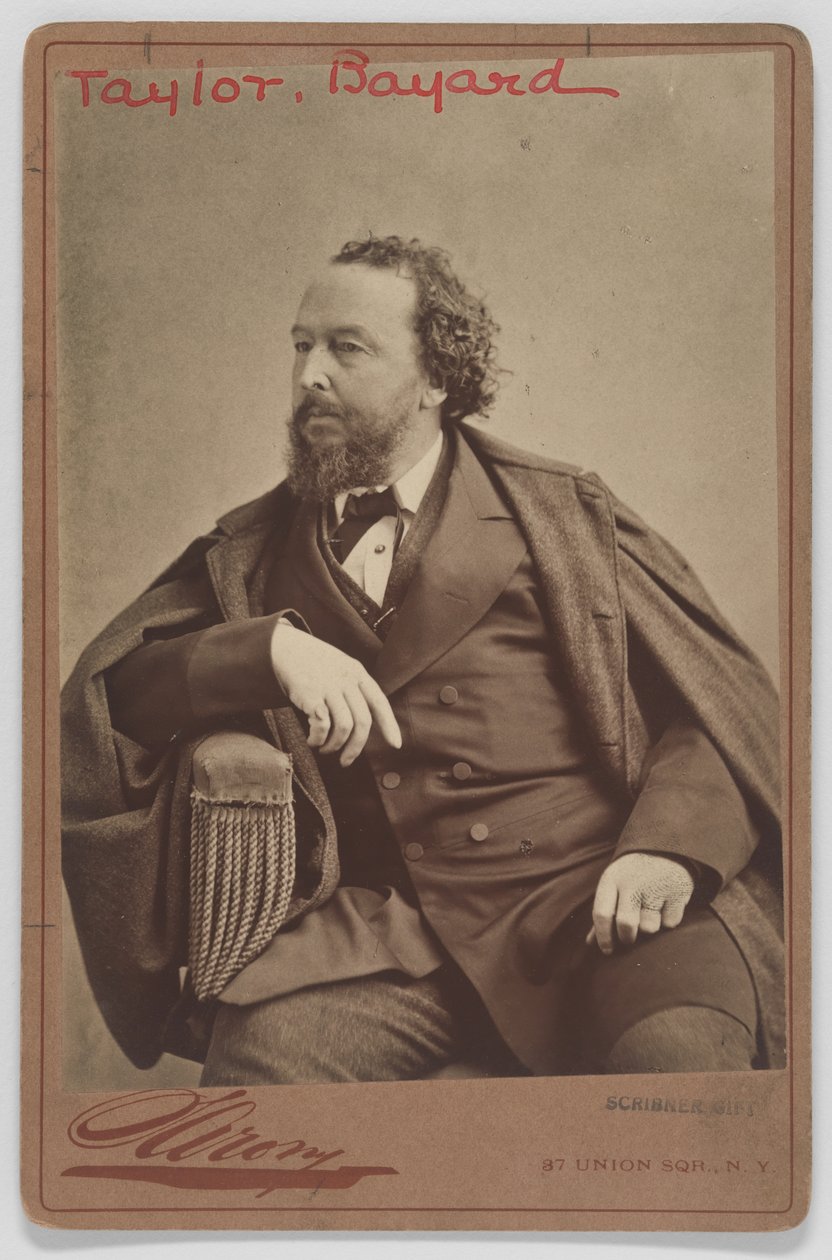 Bayard Taylor autorstwa Napoleon Sarony