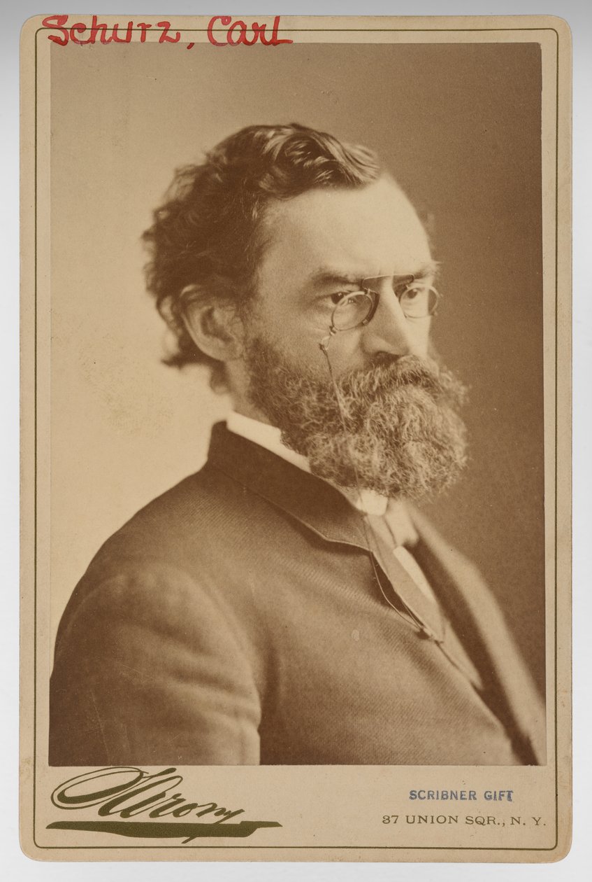 Carl Schurz autorstwa Napoleon Sarony