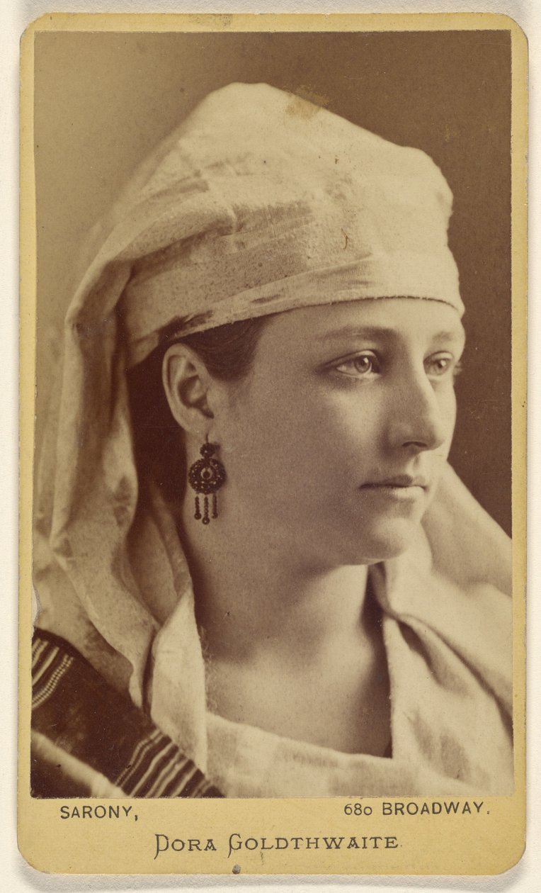 Dora Goldthwaite autorstwa Napoleon Sarony