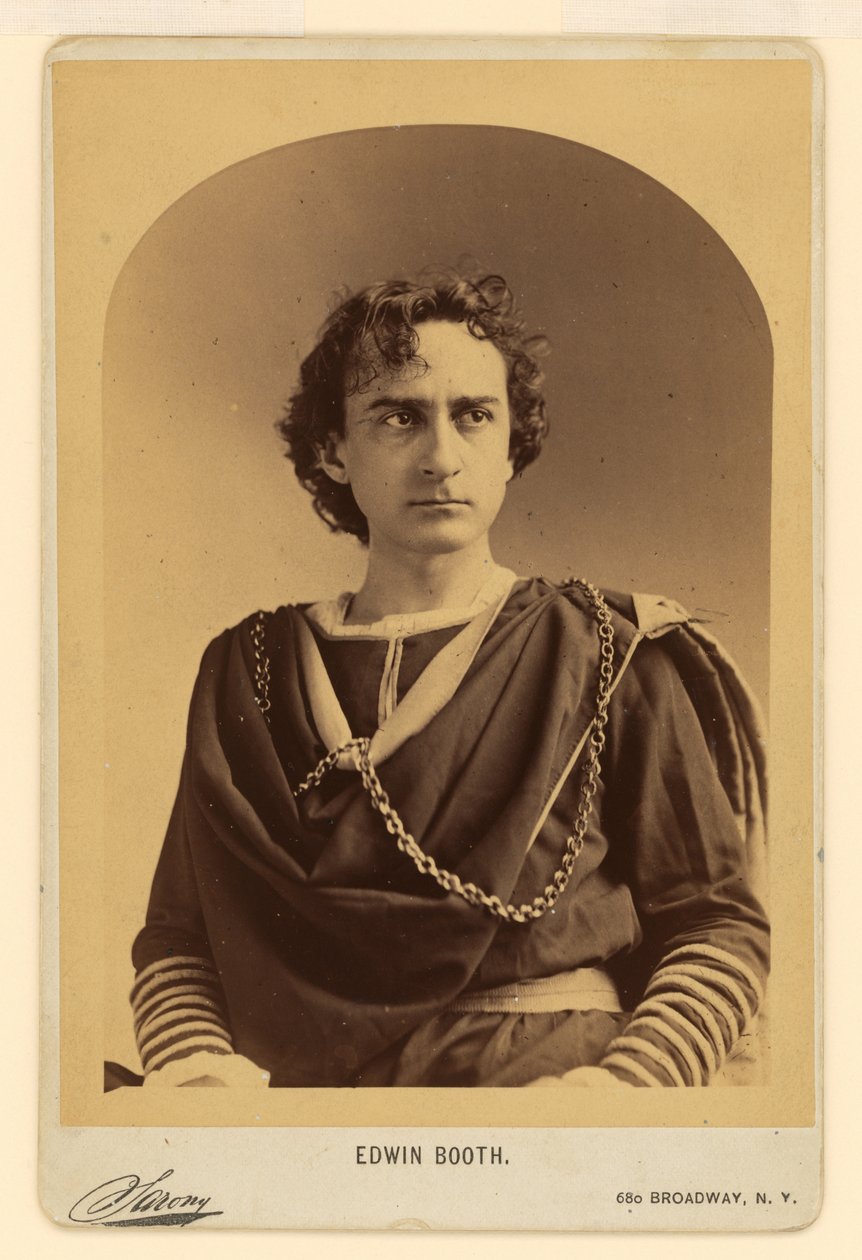 Edwin Booth autorstwa Napoleon Sarony