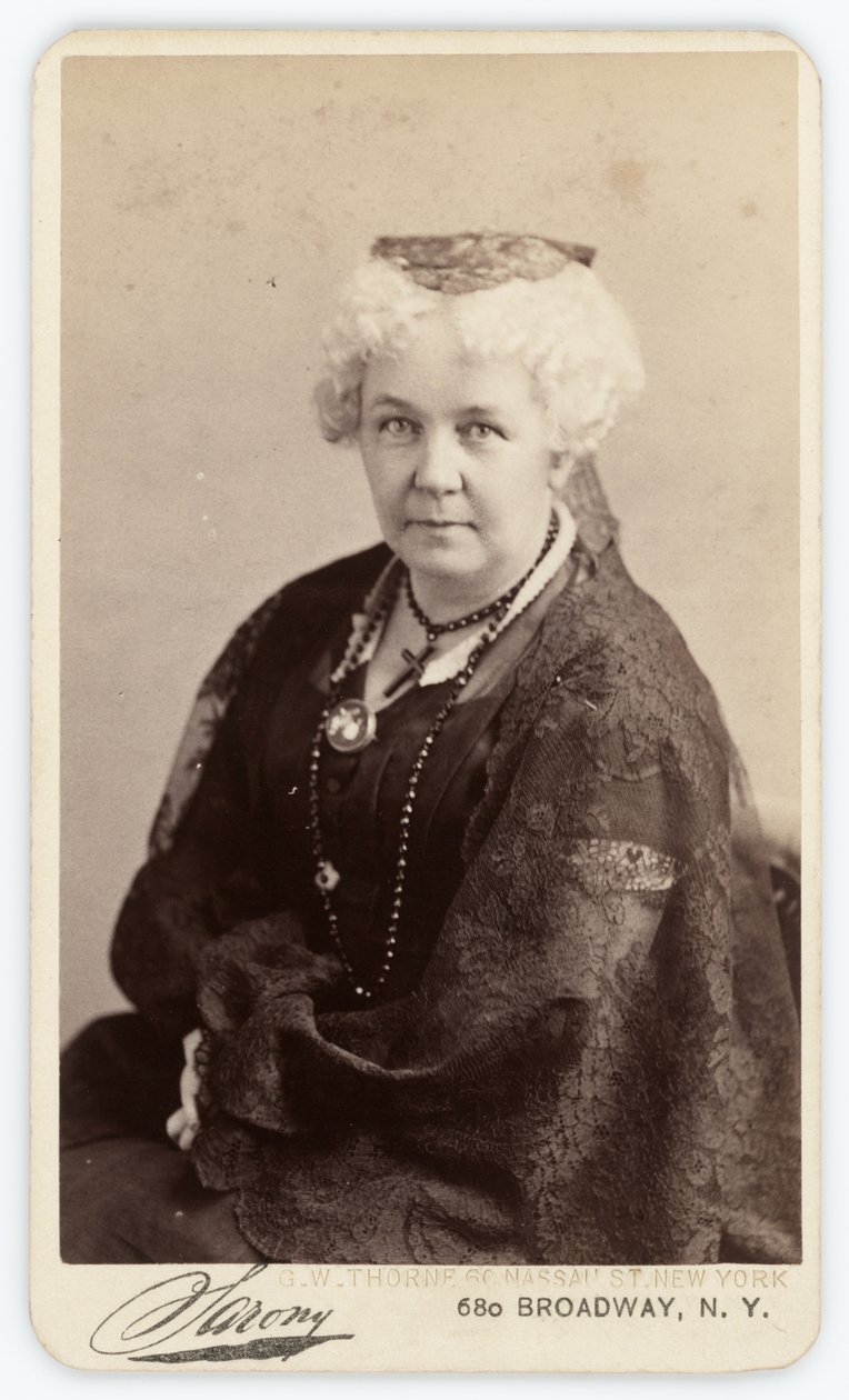 Elizabeth Cady Stanton autorstwa Napoleon Sarony