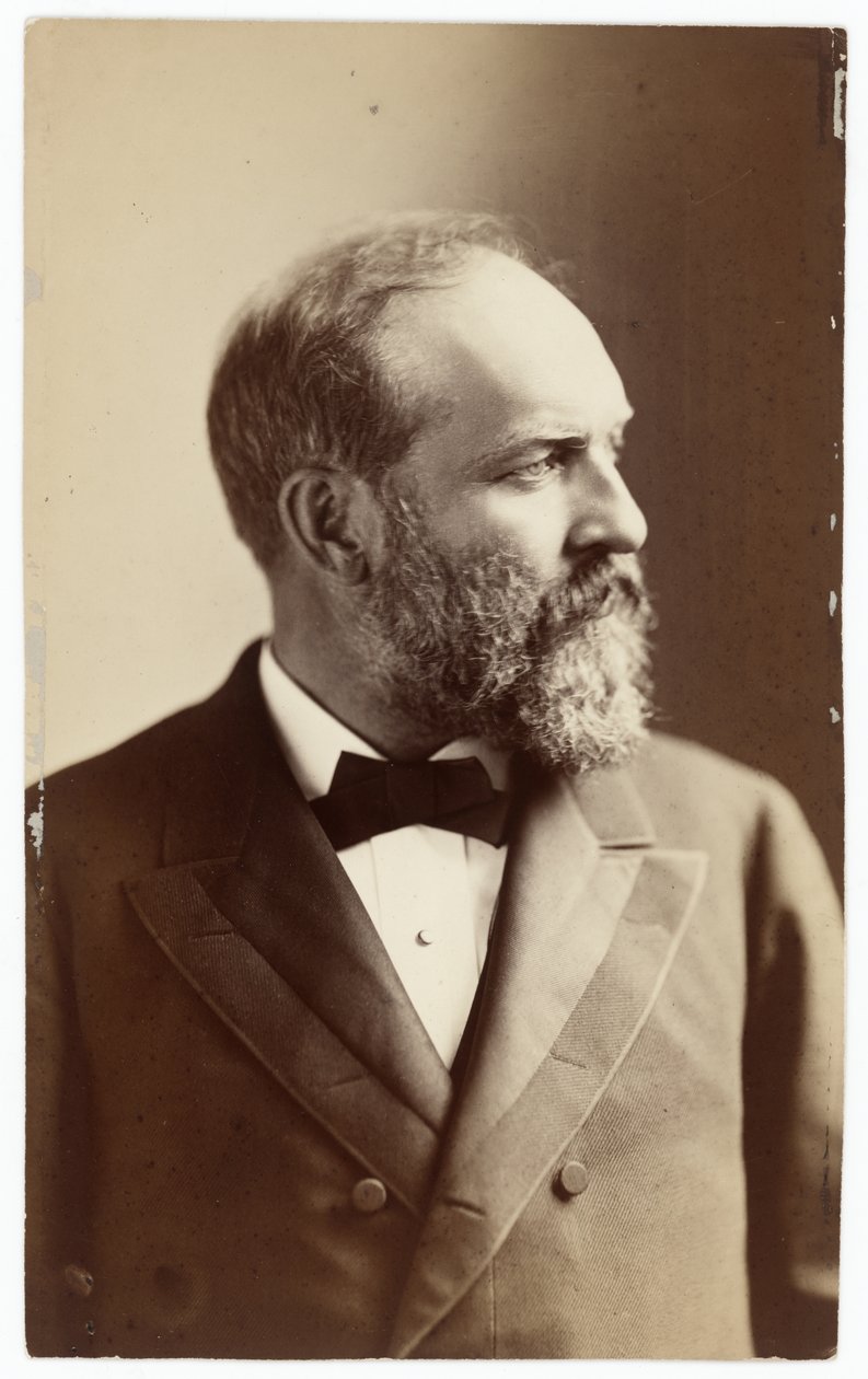 James Garfield autorstwa Napoleon Sarony