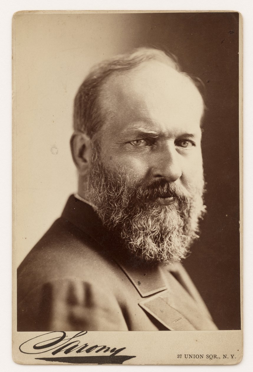 James Garfield autorstwa Napoleon Sarony