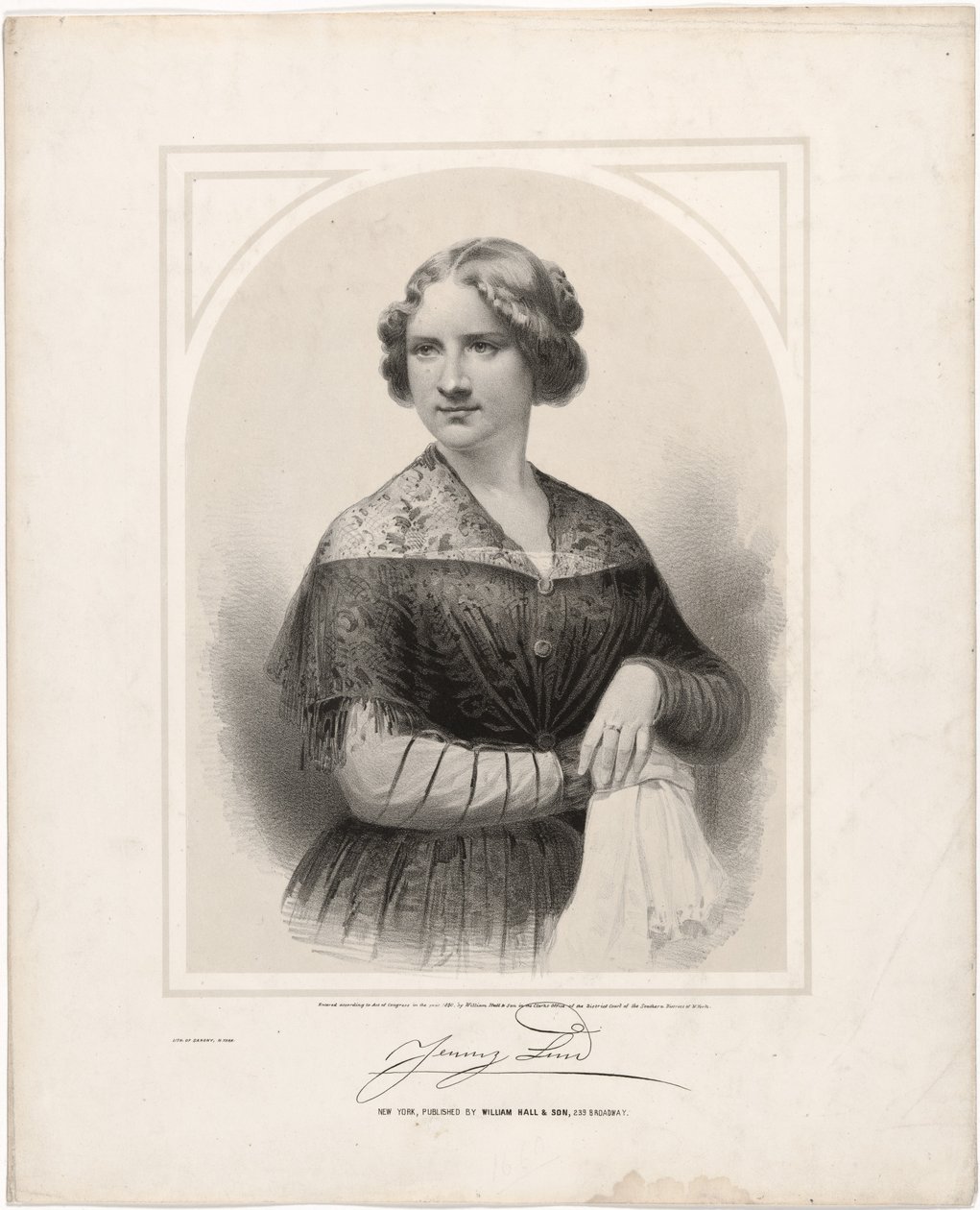 Jenny Lind autorstwa Napoleon Sarony
