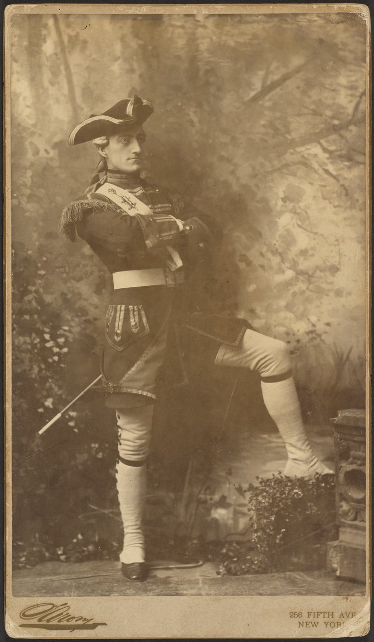 [John Drew, Jr. jako kapitan Plume z filmu "The Recruiting Officer"]. autorstwa Napoleon Sarony