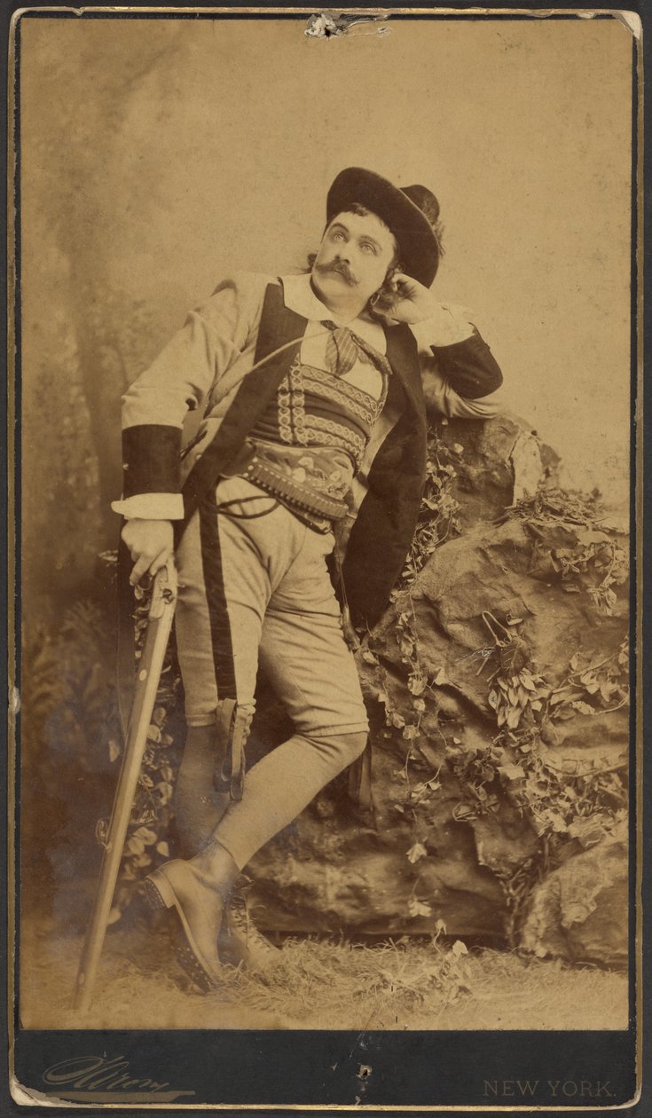Maurice Barrymore autorstwa Napoleon Sarony