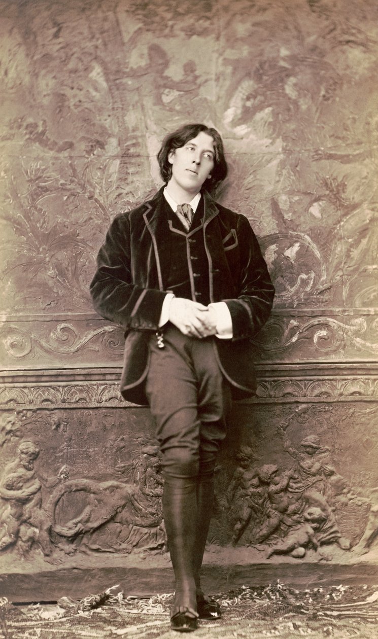 Oscar Wilde, początek lat 80. XIX wieku (zdjęcie) autorstwa Napoleon Sarony