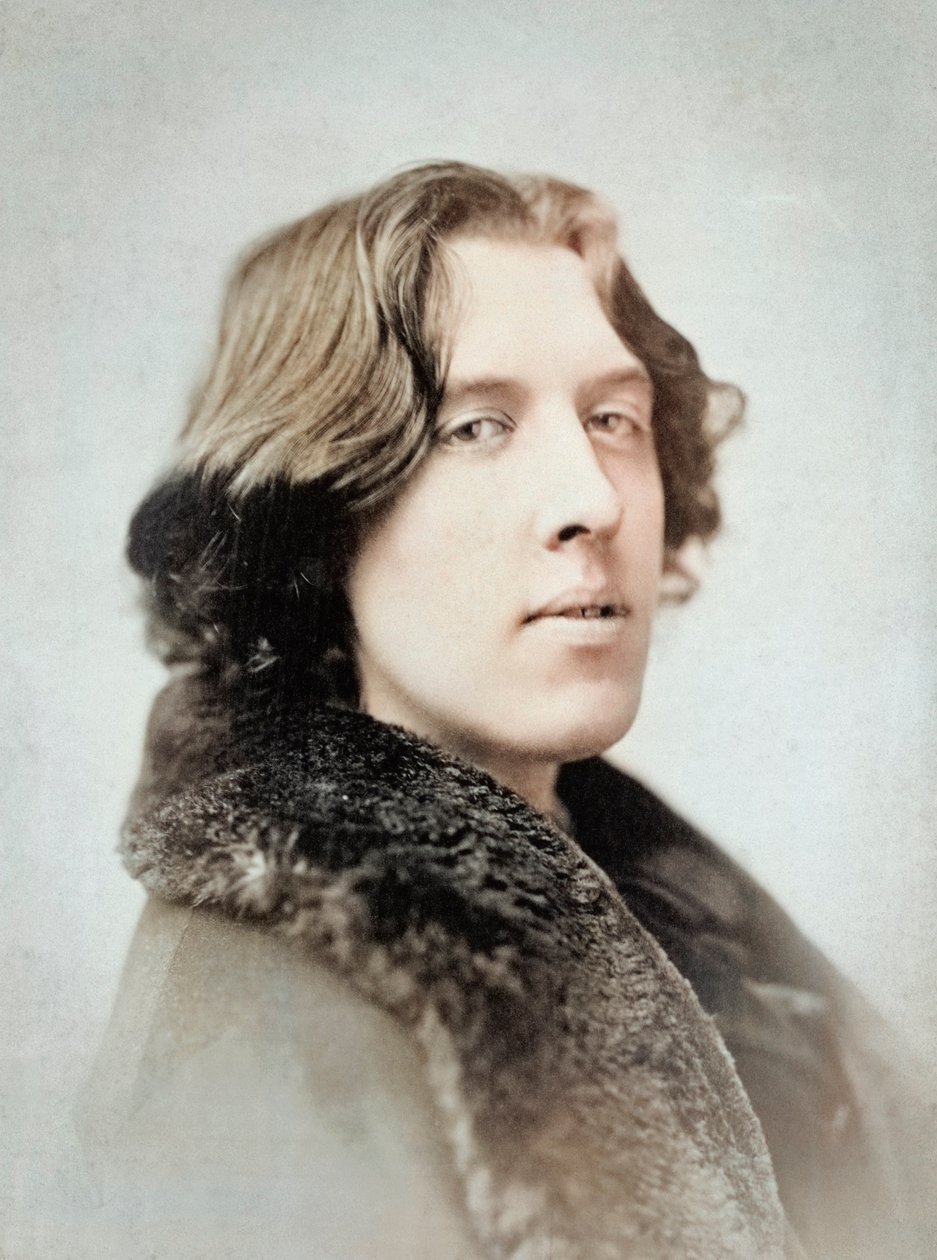 Oscar Wilde, początek lat 80. XIX wieku (zdjęcie) autorstwa Napoleon Sarony