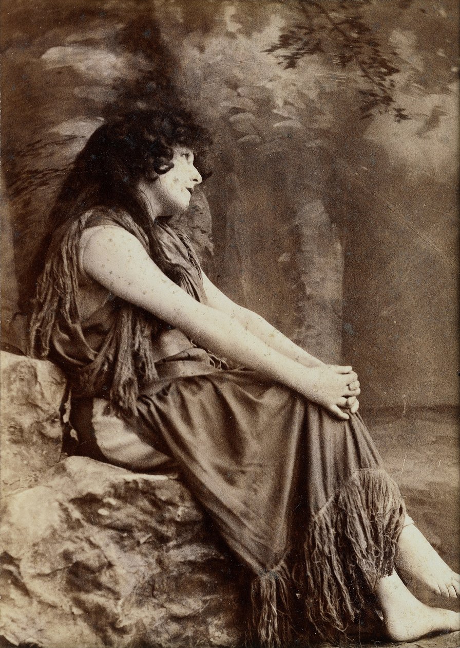 Portret Sarah Bernhardt w nowojorskiej produkcji autorstwa Napoleon Sarony