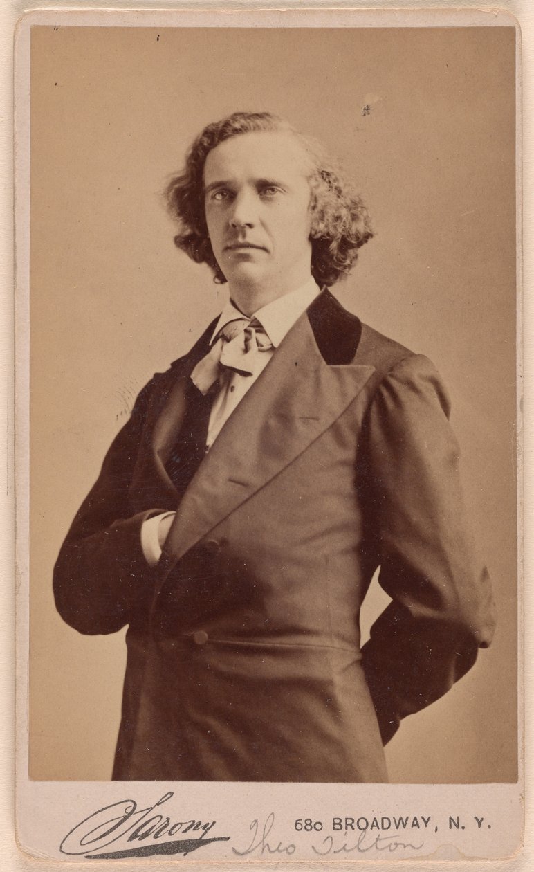 Theodore Tilton autorstwa Napoleon Sarony