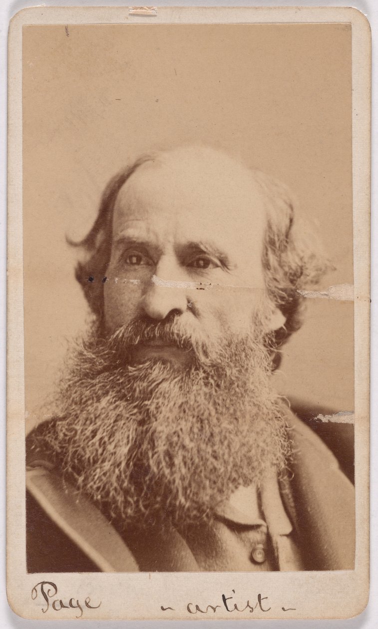 William Page autorstwa Napoleon Sarony