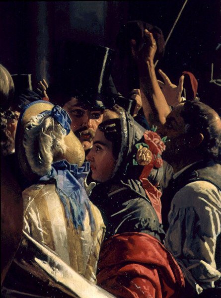 Wyzwoleni Ludovico Manina i Nicolo Tommaseo (szczegóły) autorstwa Napoleone Mani