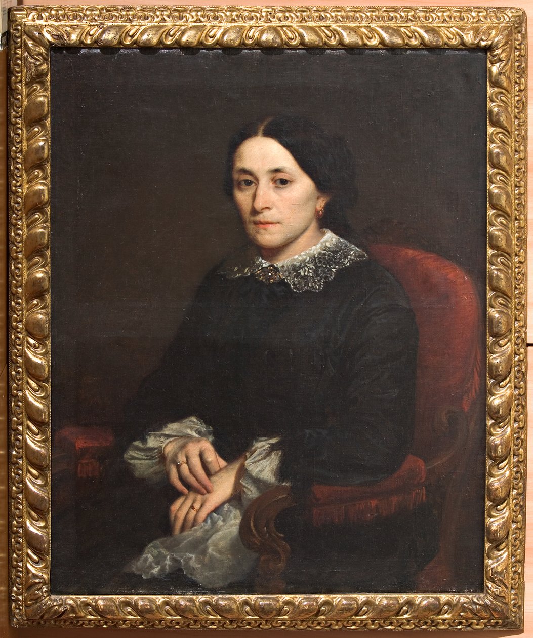 Portret dżentelmena (olej na płótnie) autorstwa Narciso Malatesta