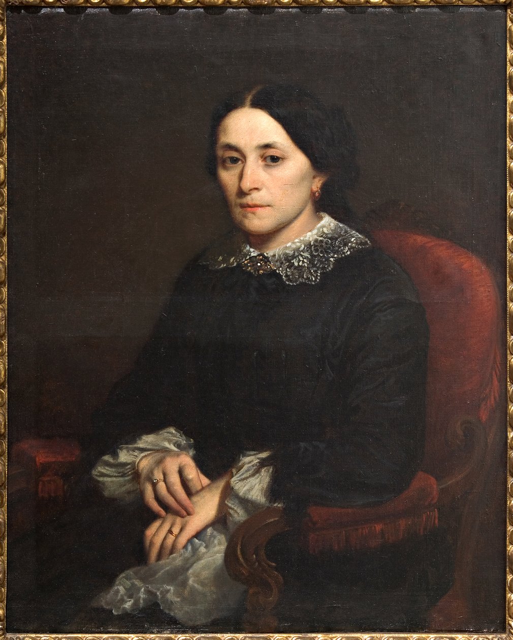 Portret dżentelmena (olej na płótnie) autorstwa Narciso Malatesta