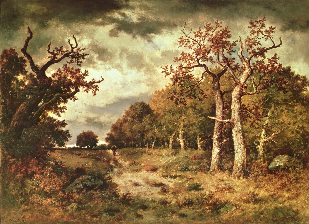 Krawędź lasu, 1871 autorstwa Narcisse Virgile Diaz de la Peña