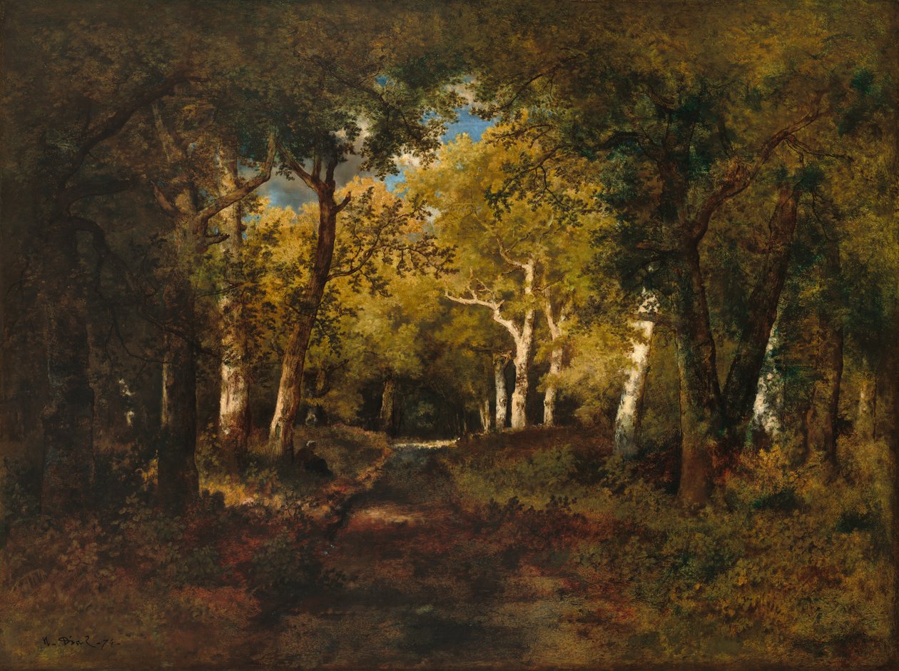 W lesie, 1874. autorstwa Narcisse Virgile Diaz de la Peña