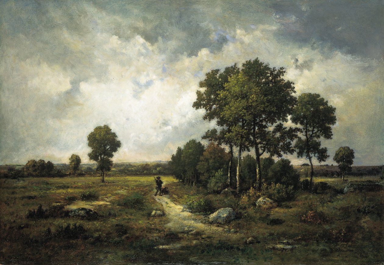Łowca, 1871 autorstwa Narcisse Virgile Diaz de la Peña