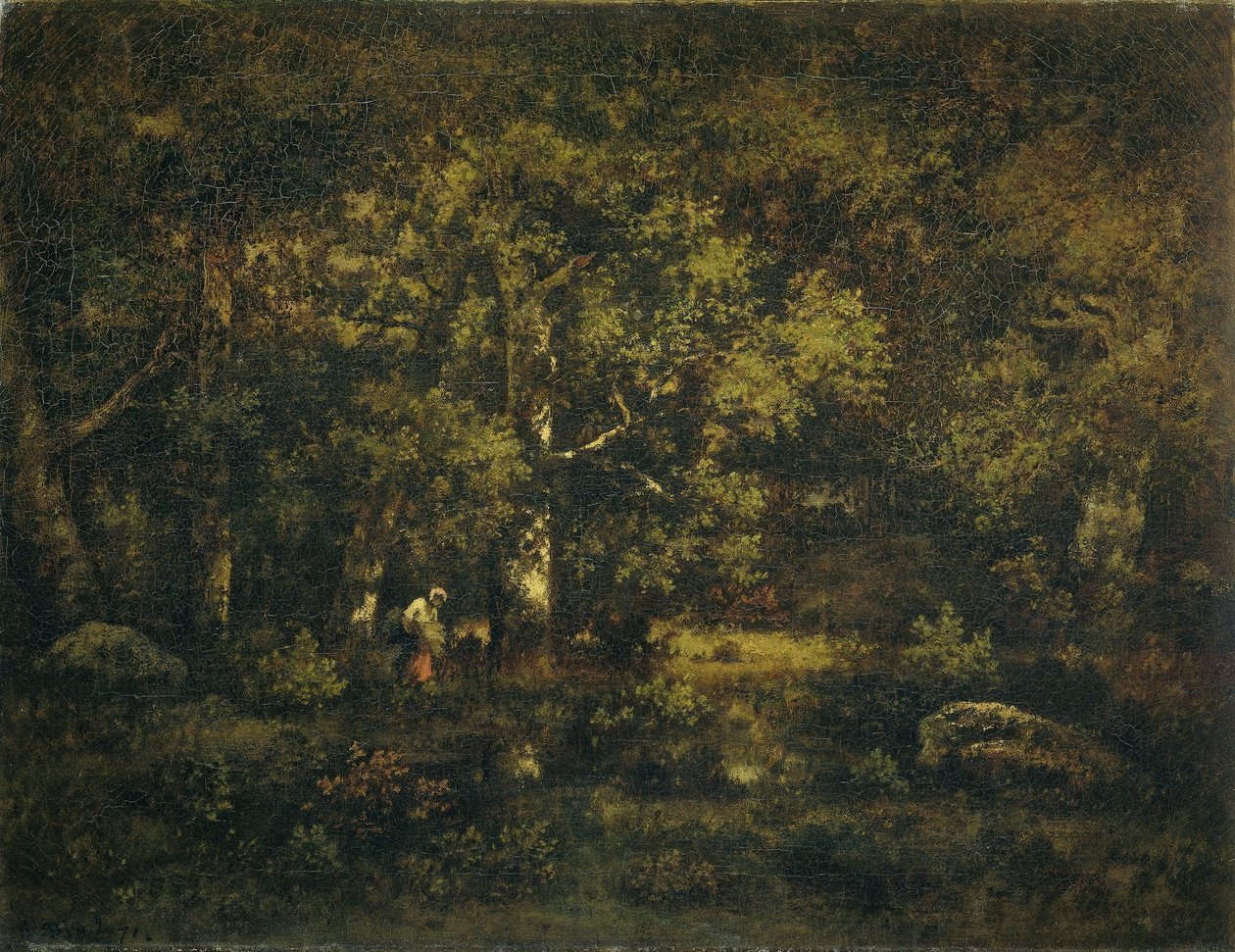 Las Fontainebleau autorstwa Narcisse Virgile Diaz de la Peña
