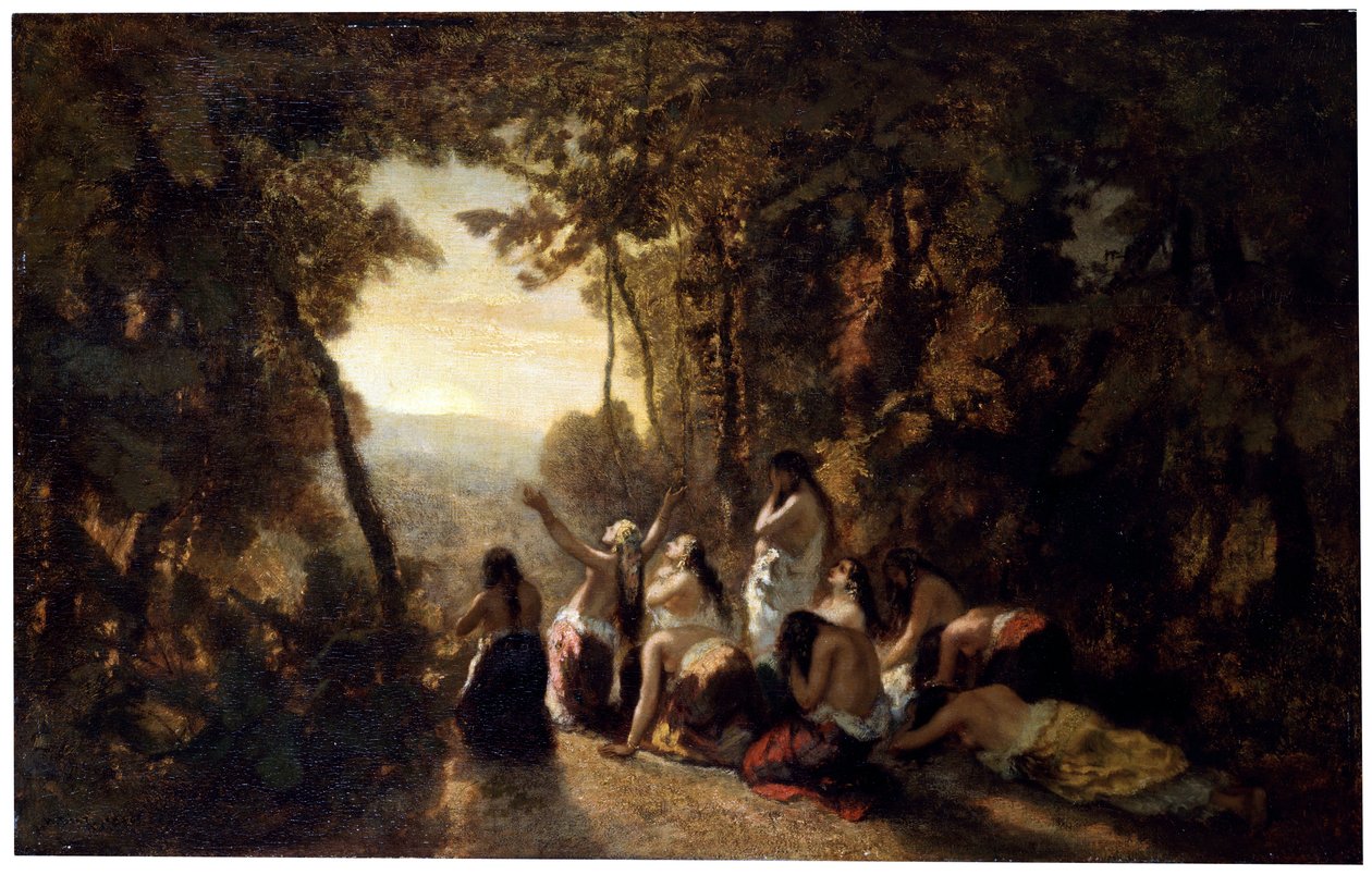 Lament córki Jeftego, 1846. autorstwa Narcisse Virgile Diaz de la Peña