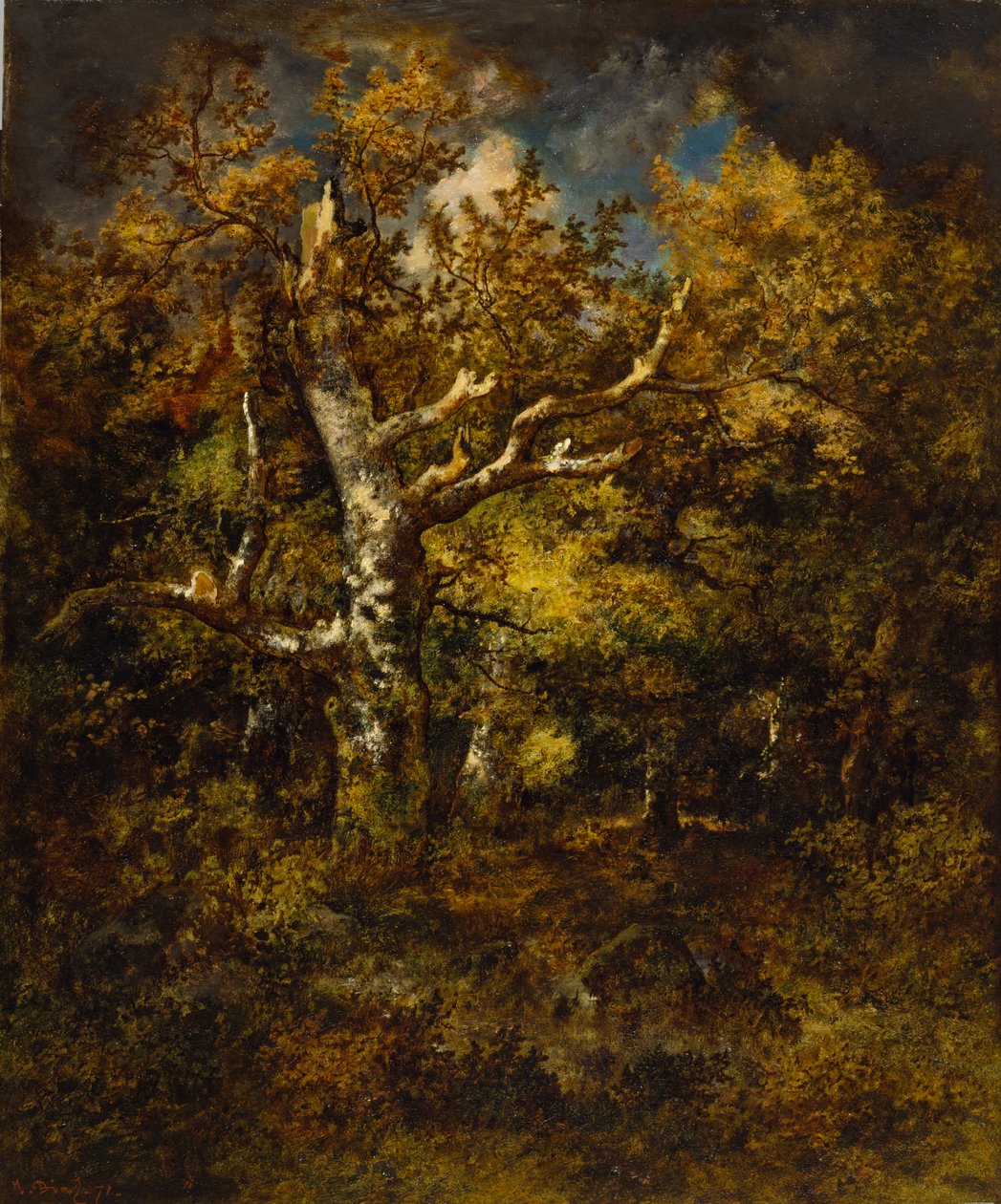 Las Fontainebleau, jesień autorstwa Narcisse Virgile Diaz de la Peña