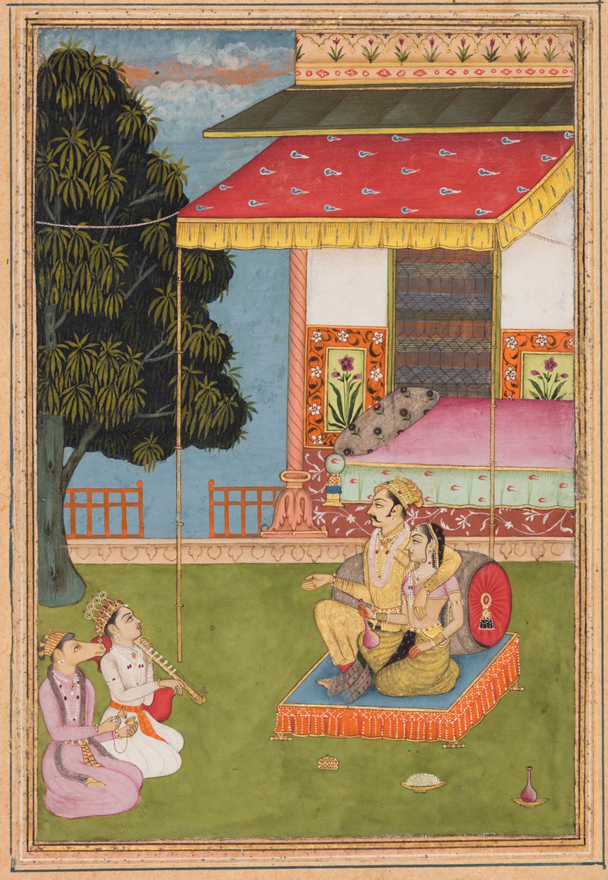 Shri Raga, z Ragamali (Wianek Melodii) autorstwa Nasiruddin