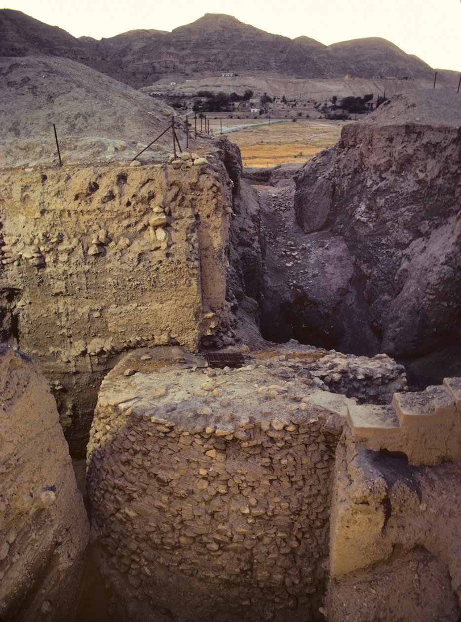 Wykop na neolitycznym stanowisku archeologicznym Jerycho autorstwa Nathan Benn