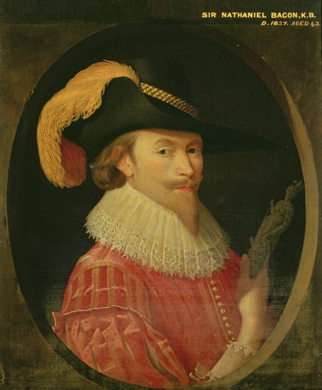 Autoportret w wieku 42 autorstwa Nathaniel Bacon