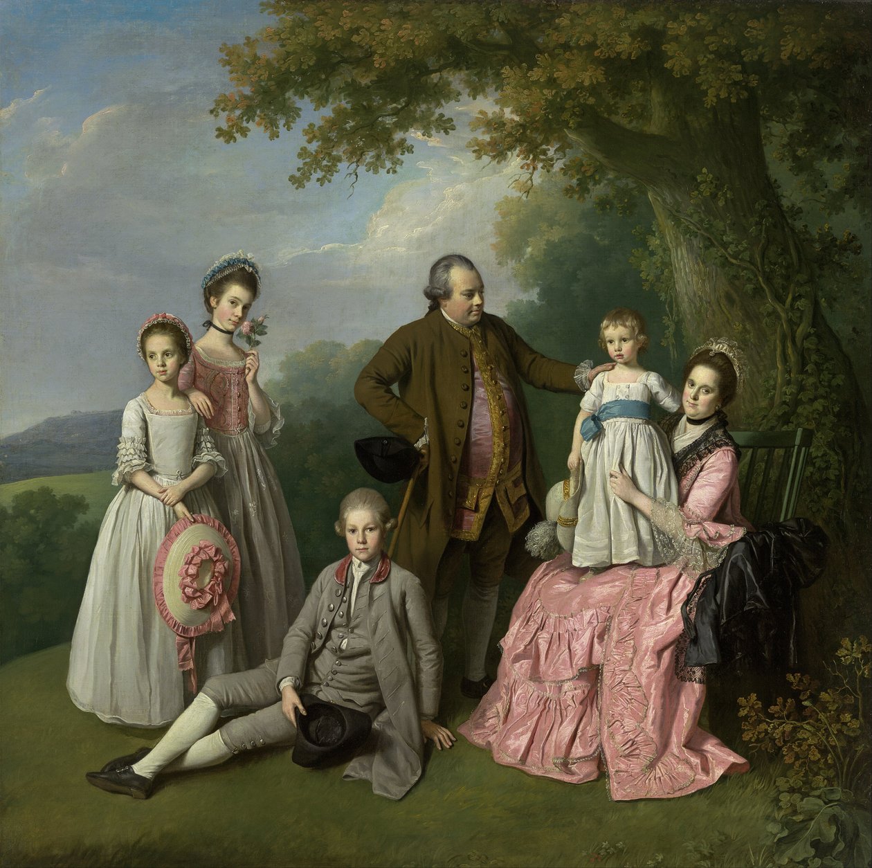 Rodzina Pybusów autorstwa Nathaniel Dance Holland