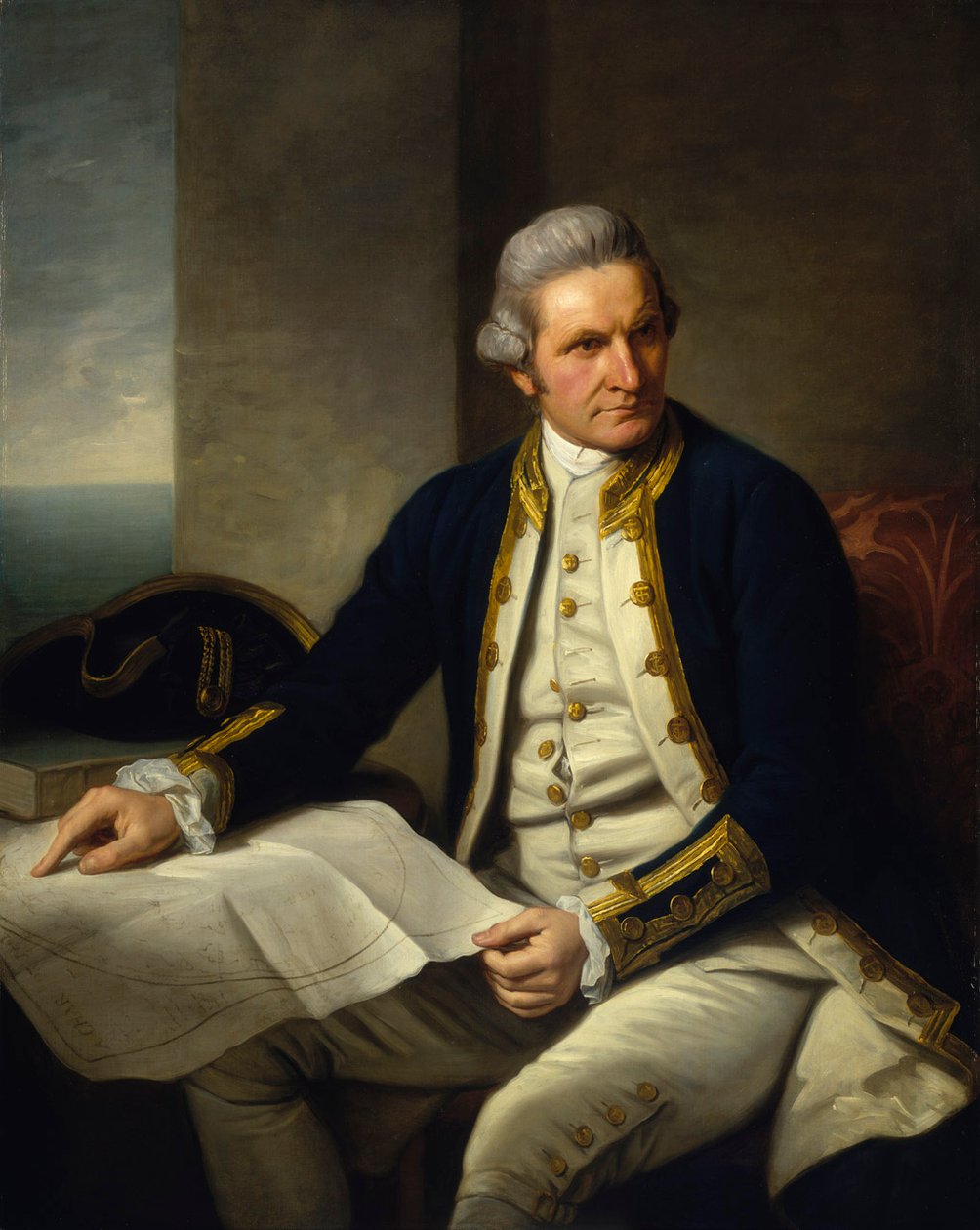 Kapitan James Cook autorstwa Nathaniel Dance Holland
