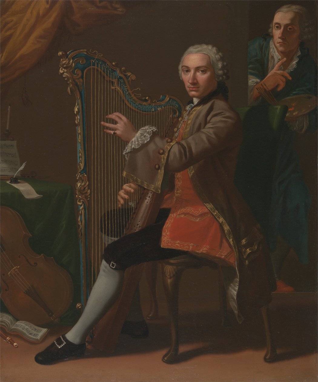 Cristiano Giuseppe Lidarti i Giovanni Battista Tempesti autorstwa Nathaniel Dance Holland