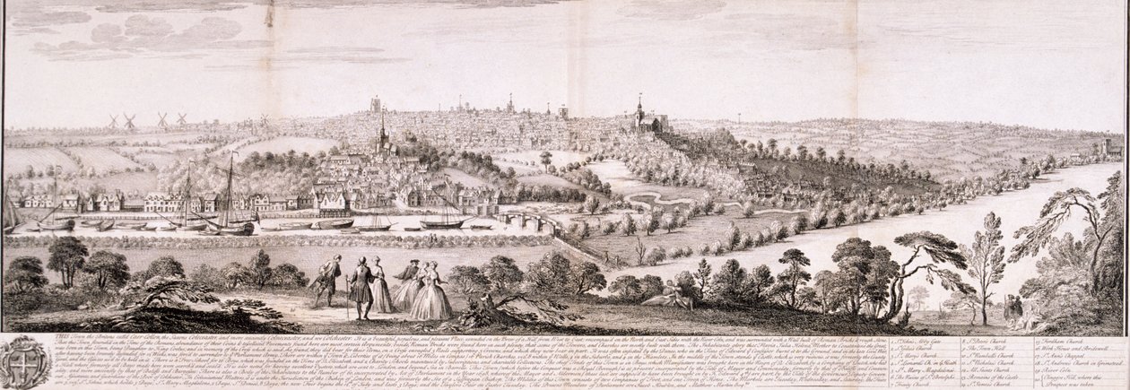 Colchester, Essex autorstwa Nathaniel Buck