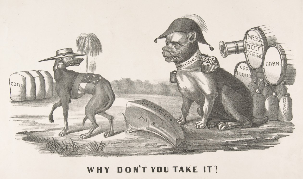 Dlaczego tego nie weźmiesz, 1861-64., 1861-64. Twórcy: Nathaniel Currier, James Merritt Ives, Currier i Ives. autorstwa Currier and Ives