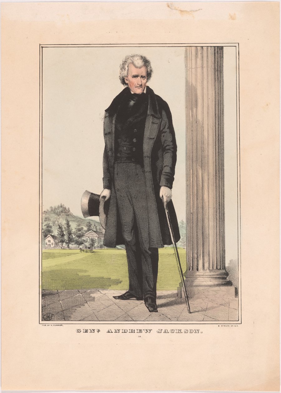 Andrew Jackson autorstwa Nathaniel Currier