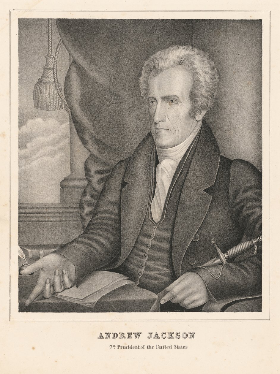 Andrew Jackson autorstwa Nathaniel Currier