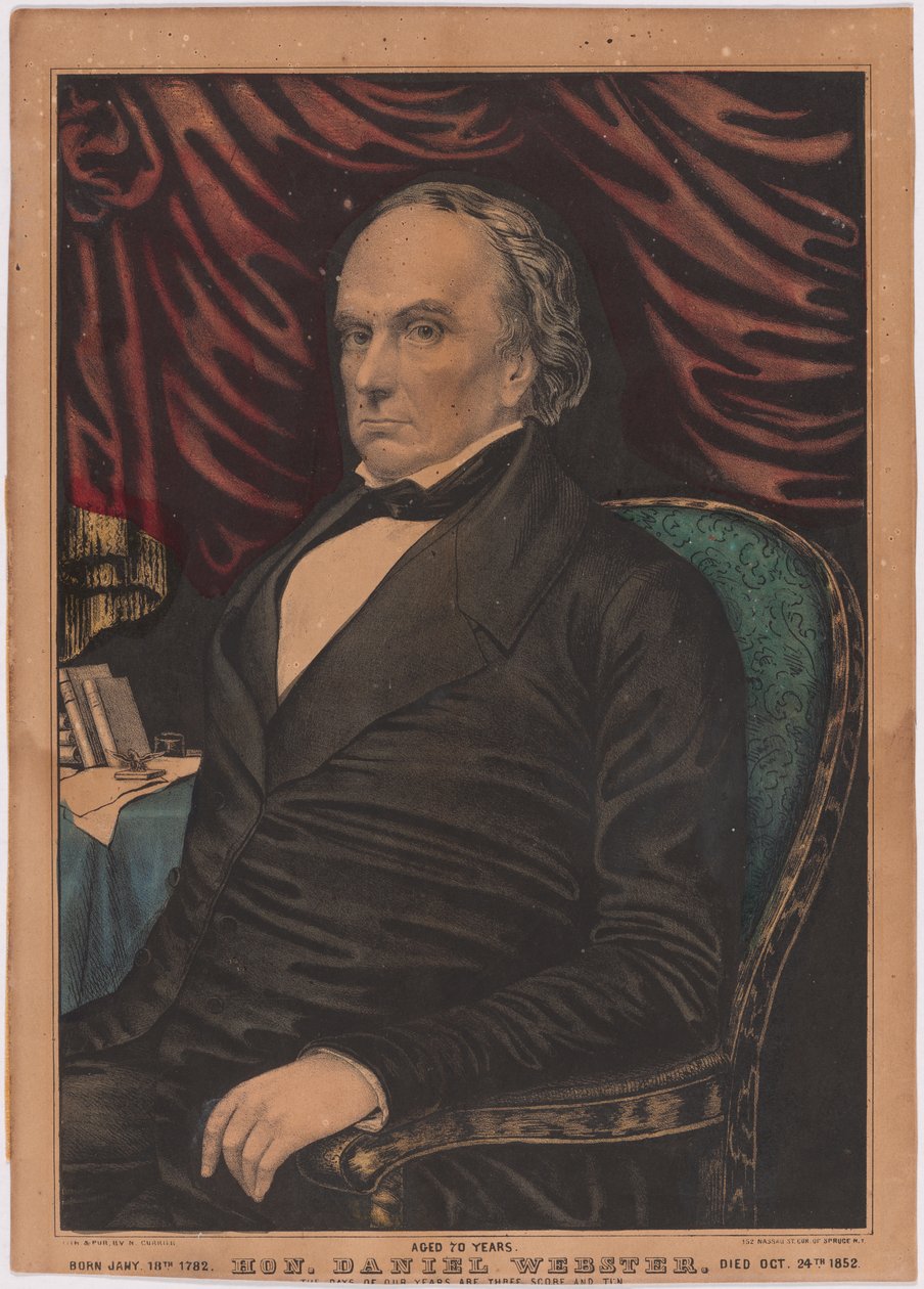 Daniel Webster autorstwa Nathaniel Currier