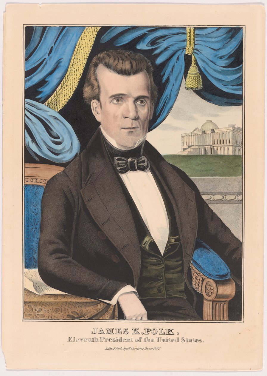 James K. Polk autorstwa Nathaniel Currier